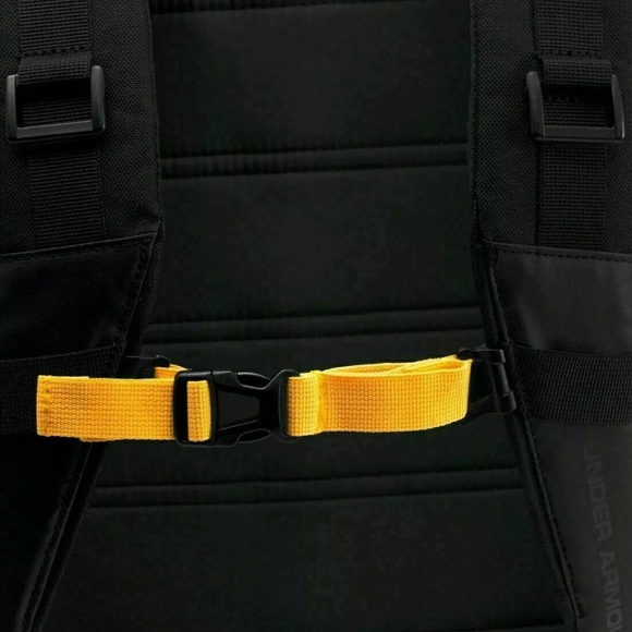 Under Armour x Project Rock Regiment UA Unisex Womens Backpack Black 1353719-001 - Picture 7 of 13